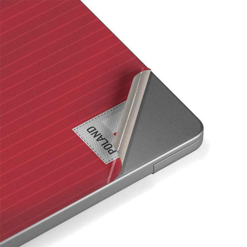 Poland Soccer Flag Apple MacBook Pro 14-inch Skin